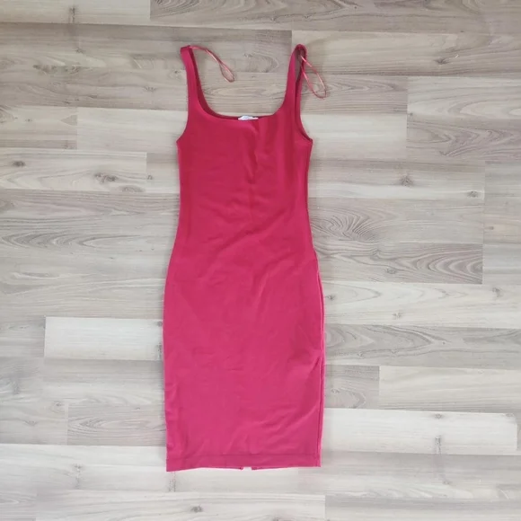 Zara Trafaluc Red Bodycon Dress - Picture 4 of 5